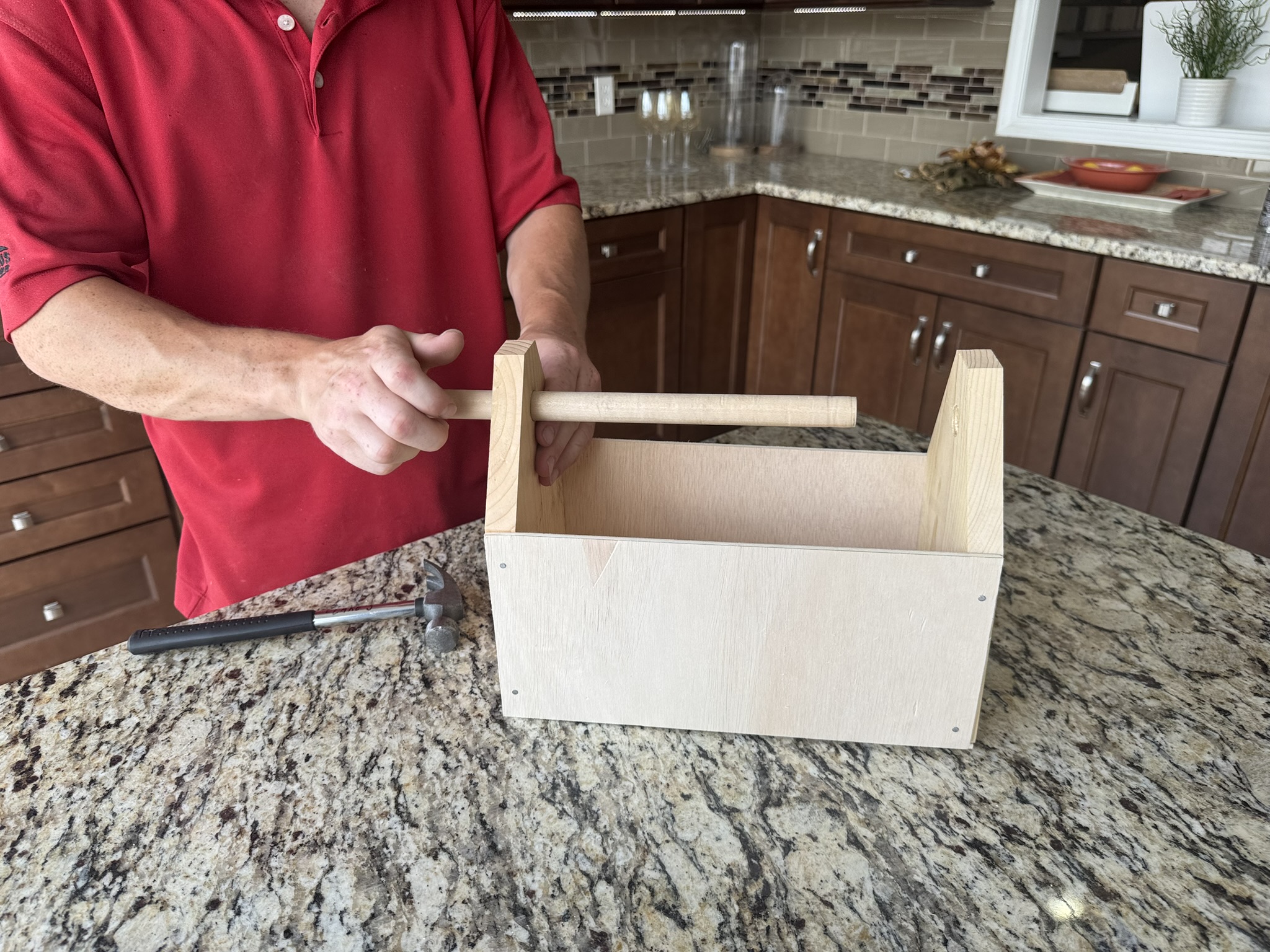 step 5 install the toolbox handle